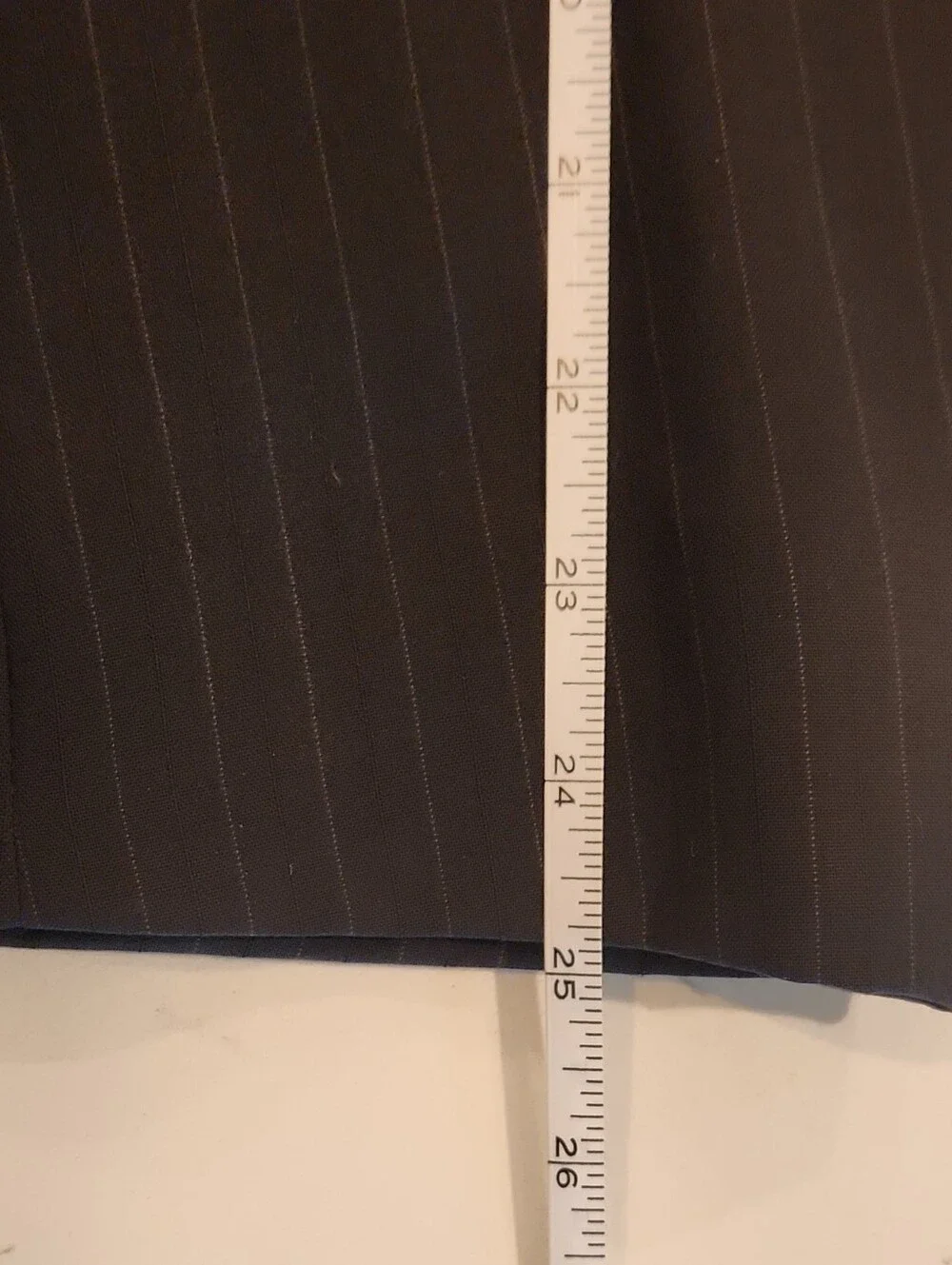 HUGO Black Pinstripe Suit Jacket